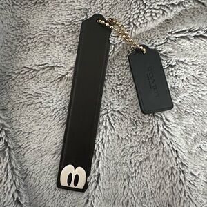 Coach x Disney Mickey Mouse Bookmark with Hangtag